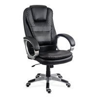 Scaun de birou OFF 201S negru, reglabil pe inaltime - 1