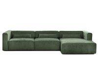 Colțar Extensibil 5 locuri ZANETTO, cu ladă de depozitare, 340x160x70 cm - 1