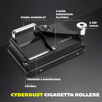 Masina Manuala de Rulat Tigari CYBERDUST, Injector de Tutun de Precizie, Maneta Finisata pentru Confort - 6
