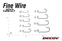 Carlige jig Decoy Jig12 Fine Wire, marimea 2/0 - 3