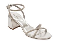 Sandale elegante ALDO argintii, BOUCLIETTE 040, din piele ecologica - 1