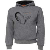 Hanorac Savage Gear Junior Jaw Melange, Grey (Marime: S) - 1