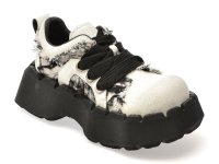 Pantofi sport GRYXX albi, 6891, din material textil si piele naturala - 1