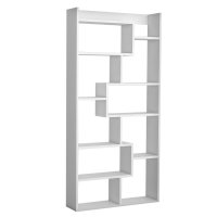 Biblioteca KUTTAP, alb, 90x22x182 cm - Solutia perfecta pentru un spatiu ordonat - 1