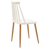 Set masa si scaune 5 buc Aurora-Natali Pako World Alb 120x80x76 cm - 3