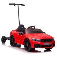 Masinuta electrica premium BMW M5 Competition pentru copii, cu hoverboard, 400 W, 24 V, 7 Ah, rosie - 1