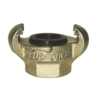 Cupla rapida Ludecke KIG54 cu gheare si filet interior, 1 1/4 O42 mm - 1