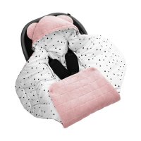 Paturica universala pentru scoica auto bumbaccatifea Royal Baby Pink Sleepee 3 tog - 6