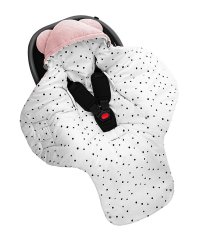 Paturica universala pentru scoica auto bumbaccatifea Royal Baby Pink Sleepee 3 tog - 1
