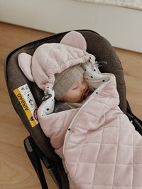 Paturica universala pentru scoica auto bumbaccatifea Royal Baby Pink Sleepee 3 tog - 3
