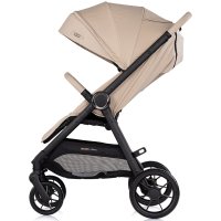 Carucior pentru copii Chipolino Ultera Latte cu husa pentru picioare, bara detasabila, roti cu suspensii, greutate admisa 22 kg - 2
