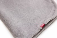 Paturica pufoasa de plus gri KidsDecor din polyester 75x75 cm - 3
