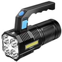 Lanterna de mana F-907 cu 4 LED si COB lateral - 1