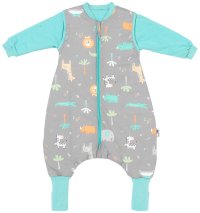 Sac de dormit cu picioruse si maneca lunga detasabila Safari 6-12 luni 3.5 Tog - 1