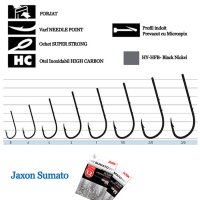 Carlige Jaxon Sumato Baitholder HFB, Black Nickel, 10buc/plic (Marime Carlige: Nr. 8) - 2