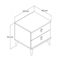 Noptiera Versa-Ce 3634 - Design Modern si Functional - 5
