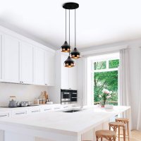 Lustra Yildo - 6871 Negru Cupru - 1