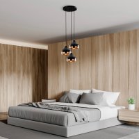 Lustra Yildo - 6871 Negru Cupru - 2