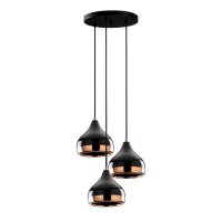 Lustra Yildo - 6871 Negru Cupru - 3