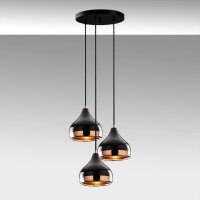 Lustra Yildo - 6871 Negru Cupru - 6