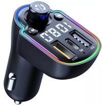 Modulator FM Bluetooth 5.0 Incarcare rapida MP3 Player Tip C PD 20W USB QC 3.0 ZTB-A8 - 1