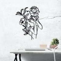 Tablou metalic Elif Negru 40x50 cm - 2