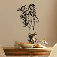 Tablou metalic Elif Negru 40x50 cm - 3
