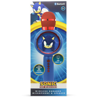 Microfon Karaoke OTL Technologies Sonic The Hedgehog, Bluetooth (Albastru/Rosu) - 1