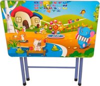 Masuta pentru copii Novokids My first folding table Albastru din MDF, pliabila, dimensiuni 60X40X56 cm, 2 nivele de inaltime, suprafata lucioasa - 2