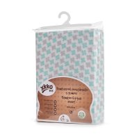 Cearceaf cu elastic din bambus 60x120 cm Mint Cross XKKO - 2