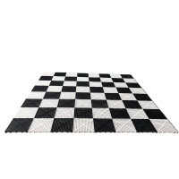 Tabla de sah rulabila din PVC, 240x240 cm, cu patrate de 30 cm - 1