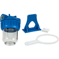 Filtru de Apa 5 inch, Conexiune FI x FI, 110 l/min la 2 bar, Fara Cartus Filtrant - 1
