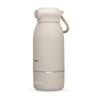 Incalzitor portabil pentru biberoane Kidnort Beige, 100 W, baterie 5200 mAh, USB-C, otel SUS316, fara BPA, dezinfectare la 65 C, capacitate 500 ml - 16