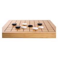 Tabla Joc Go lemn bambus 9x9 linii - 1