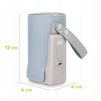 Incalzitor biberoane Lionelo ThermUp Go Plus portabil cu incarcare USB albastru deschis - 4