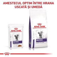 ROYAL CANIN VD Neutered Maintenance, hrană umedă pentru pisici, gestionarea greutății, 12 plicuri a câte 85g - 8