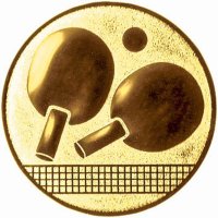 Emblema Aurie pentru Medalii si Cupe, Tenis de Masa, 25mm - 1