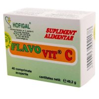 HOFIGAL Flavovit C 500 mg AD, 40 comprimate - 1