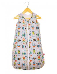 Sac de dormit copii 1 tog KidsDecor Robot Friends din bumbac 95 cm - 4