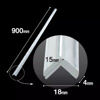 Banda protectie mobilier Car Boy Safety transparenta 18x900x15x4 mm - 8