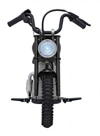 Motocicleta electrica pentru copii Speed Power Black, pornire la cheie, motor 250W, baterie 24V7Ah, roti pneumatice, scaun ergonomic din piele, lumina frontala LED, claxon, muzica preinstalata, pana la 80 kg - 1