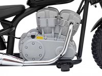 Motocicleta electrica pentru copii Speed Power Black, pornire la cheie, motor 250W, baterie 24V7Ah, roti pneumatice, scaun ergonomic din piele, lumina frontala LED, claxon, muzica preinstalata, pana la 80 kg - 7