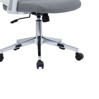 Scaun de birou Ignatius pentru manager, plasa gri deschis - 7