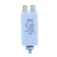 Condensator pornire motor 400V 3uF cu pin, Well - 1