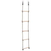 Scara de catarat din lemn masiv de pin, 5 trepte, 210 cm - 2