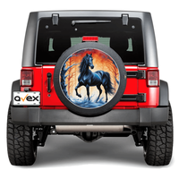 Sticker Auto Roata de Rezerva - OraFol, Diametru 55 cm, Rezistent la Intemperii si Razele UV - 1
