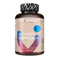 Vitaxynergy Pyruvate, 60 capsule pentru metabolism energetic si performanta fizica - 1