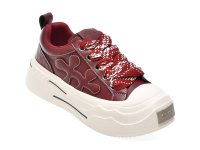 Pantofi sport GRYXX 5181 rosii din piele ecologica - 1