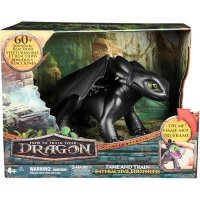 Figurina interactiva Spin Master Toothless, cu sunete, lumini si miscari, 4 ani+ - 1