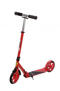 Trotineta pliabila Ferrari Junior Rosu cu roti 200 mm, cadru din aluminiu, cric, greutate admisa 100 kg - 6